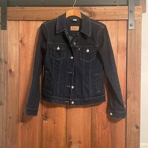 Levi's Women's Blue Denim Stretch Jacket